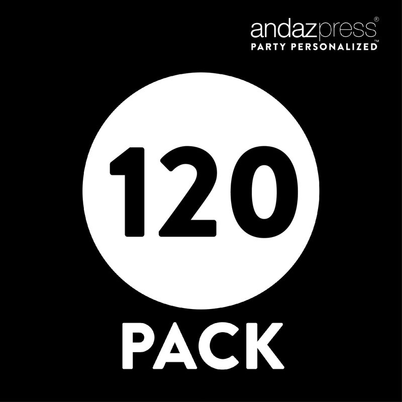 Andaz Press Round Small Business Sticker Labels, 120-Pack, Hand Wash Only, Packaging Stickers - Image 5